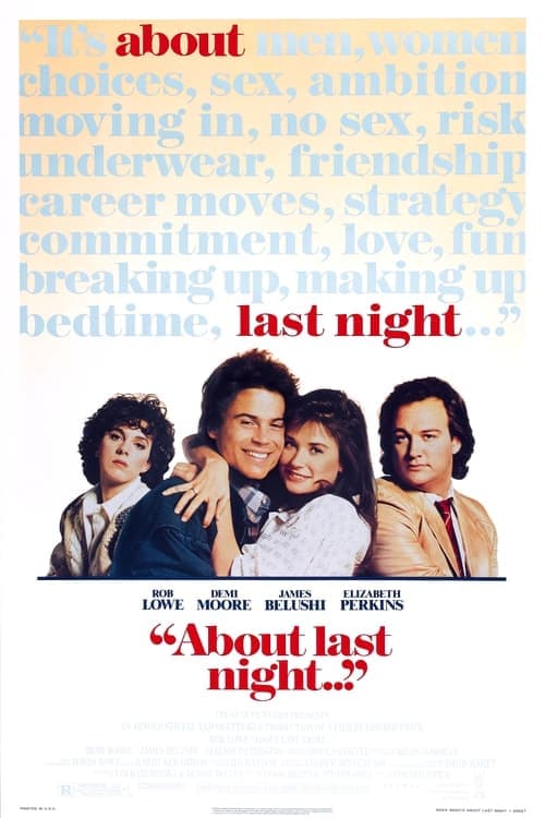 About Last Night... (1986) Movie Poster