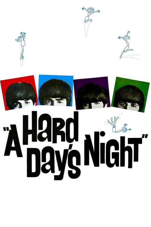 A Hard Day's Night (1964) Movie Poster