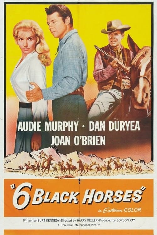 Six Black Horses (1962) Movie Poster