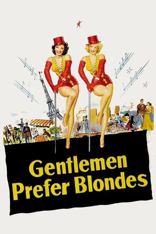 Gentlemen Prefer Blondes (1953) Movie Poster