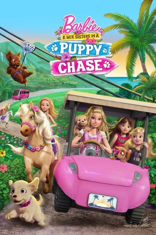 Barbie & Her Sisters in a Puppy Chase (2016) Movie Poster