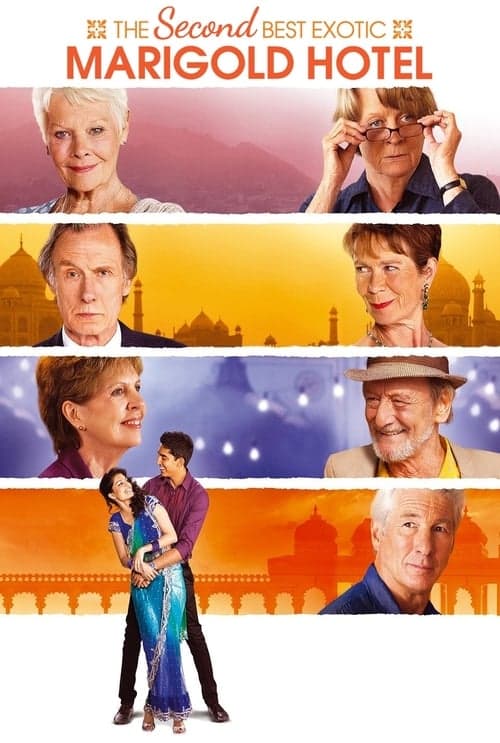 The Second Best Exotic Marigold Hotel (2015) Movie Poster