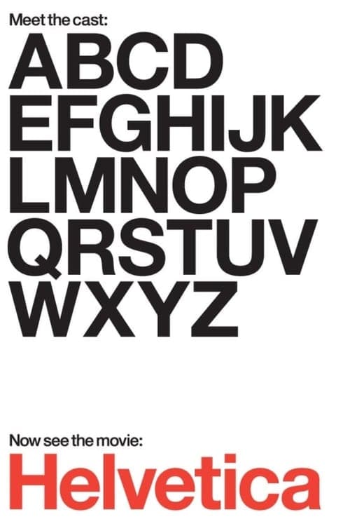 Helvetica (2007) Movie Poster