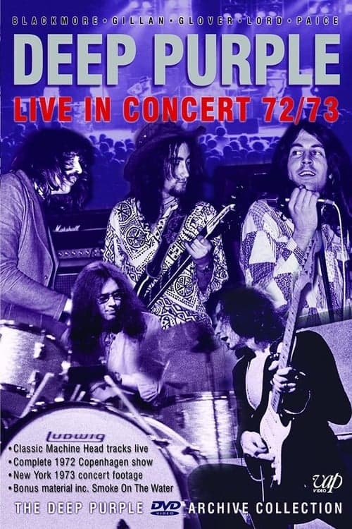 Deep Purple: Live in concert 72/73 (2005) Movie Poster