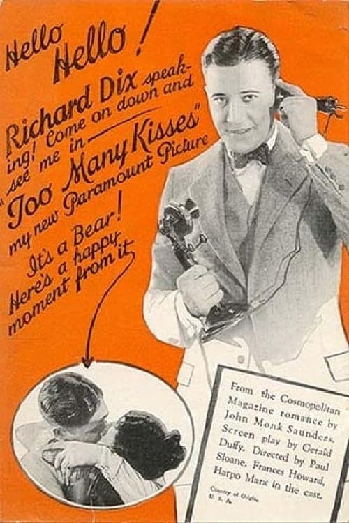 Too Many Kisses (1925) Movie Poster